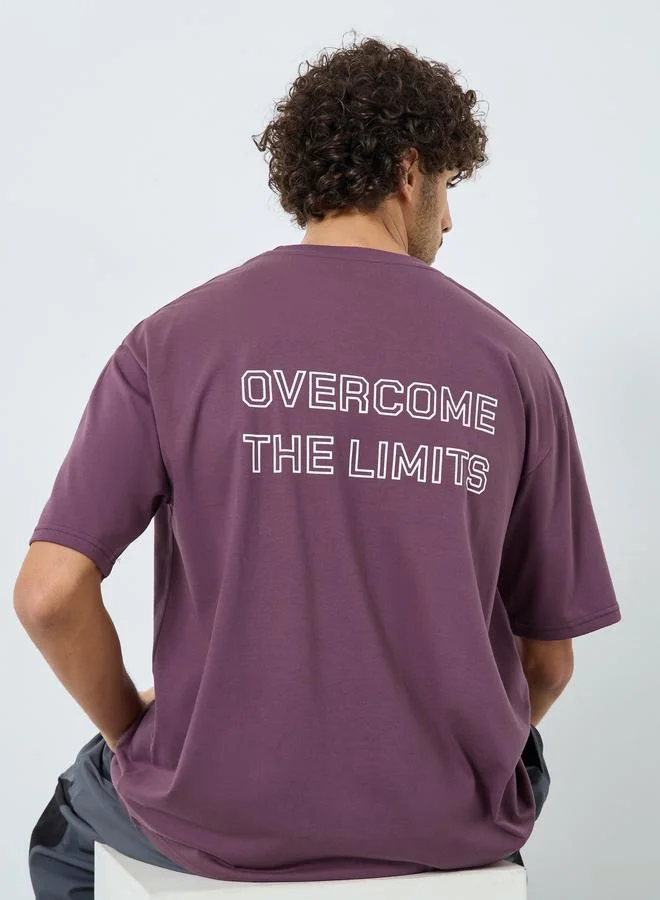 Cotton Rich Oversized Athleisure T-Shirt