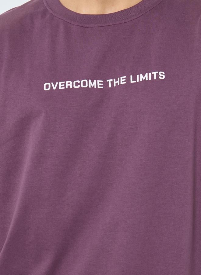 ستايلي اكتيف تيشيرت واسع من قطن غني بأسلوب رياضي - Image 4