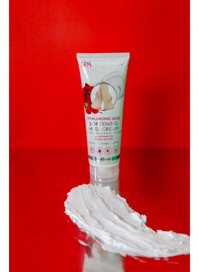 سباسكريبشنز كريم تليين الكعب بحمض الهيالورونيك، لوشن مرطب بزيت ثمر الورد وزبدة الشيا، لإصلاح الأقدام الجافة والمتشققة، أنبوب سعة 8 أونصة - Image 2