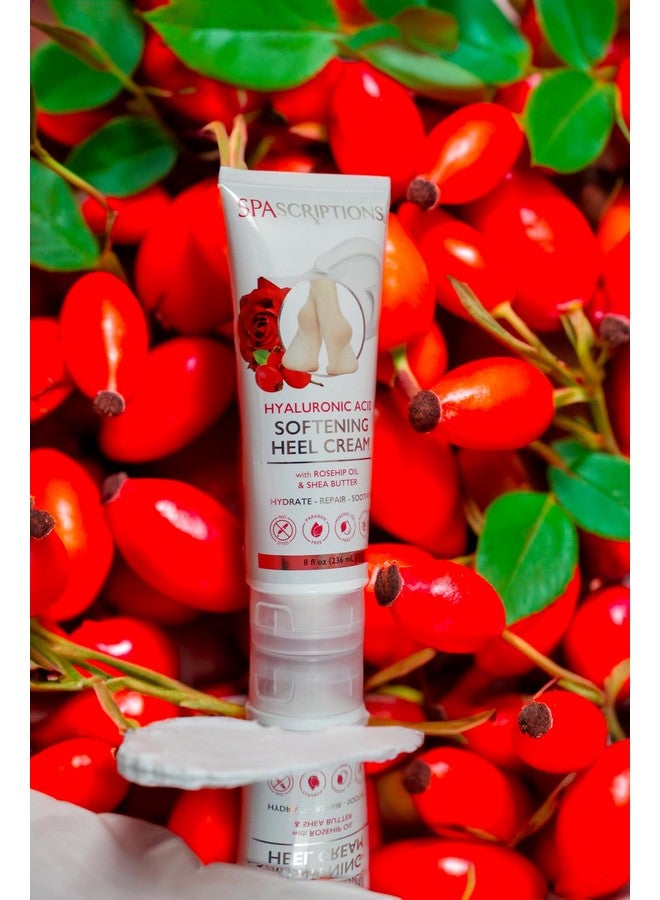 سباسكريبشنز كريم تليين الكعب بحمض الهيالورونيك، لوشن مرطب بزيت ثمر الورد وزبدة الشيا، لإصلاح الأقدام الجافة والمتشققة، أنبوب سعة 8 أونصة - Image 3