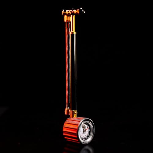 LEZYNE Shock Drive Bicycle Hand Pump, High Pressure 400 PSI Shock Pump, Portable Bike Pump, Mountain & Road Bikes - Image 4