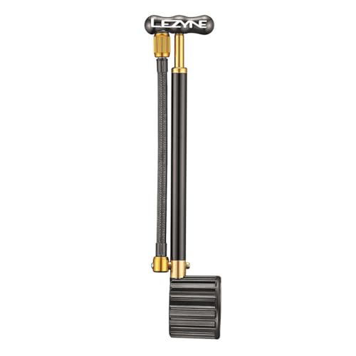 LEZYNE Shock Drive Bicycle Hand Pump, High Pressure 400 PSI Shock Pump, Portable Bike Pump, Mountain & Road Bikes - Image 5