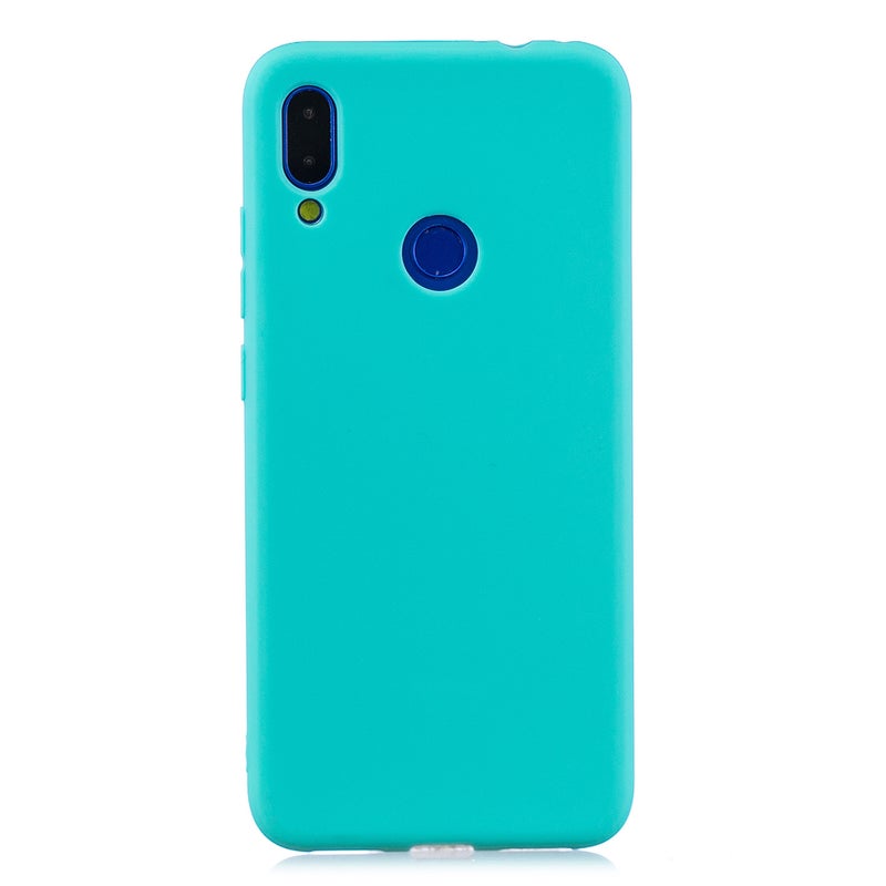 Generic (Unbranded) For Redmi note 7 Lovely Candy Color Matte TPU Anti-scratch Non-slip Protective Cover Back Case Light blue - Image 1