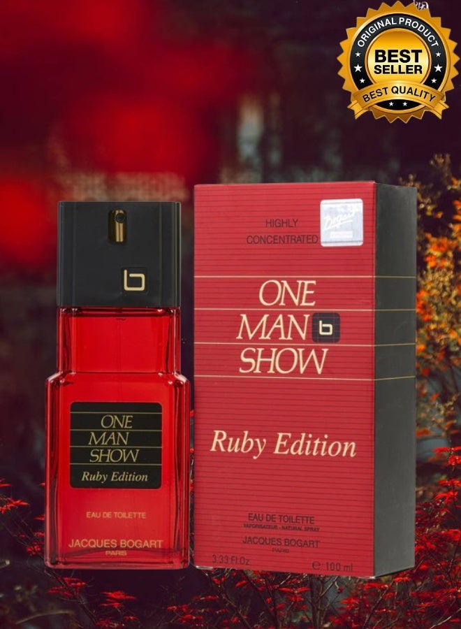 جاك بوغارت 4 قطع عطر وان مان شو روبي أديشين 100مل - Image 2