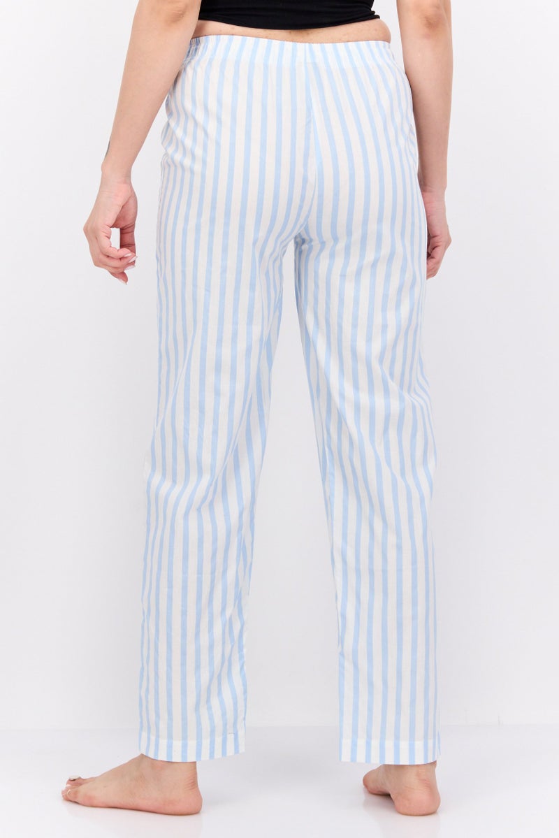 XOXO Women Stripped Drawstring Pajamas, Multicolor - Image 4