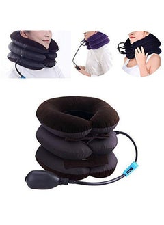 svk dream 3 Layer Cervical Neck Air Traction Device And Collar Brace, Inflatable & Adjustable Neck Stretcher Support, Neck Brace Pillow For Chronic Neck Pain Relief For Men & Women  - Image 3