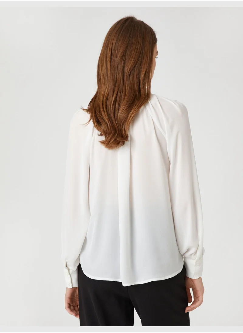 كوتون Jewel Detail Shirt