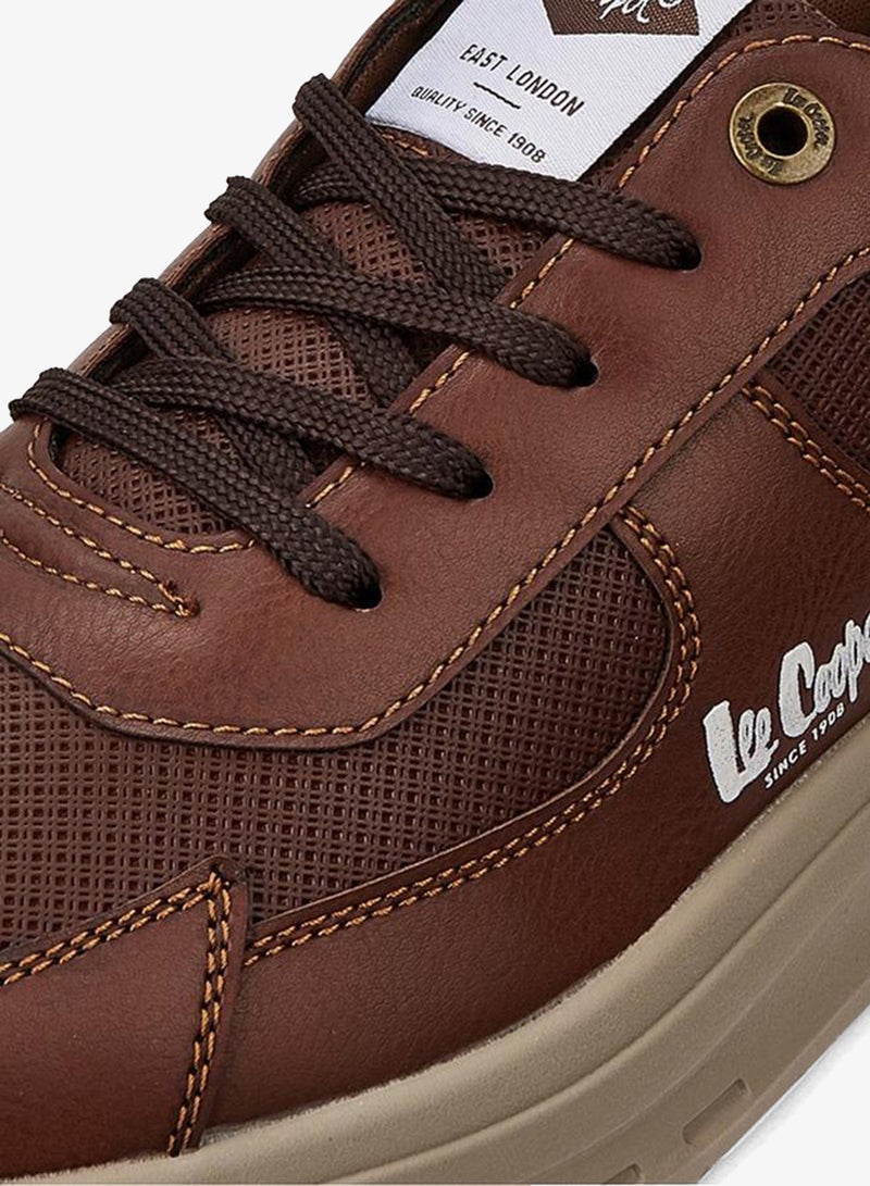 لي كوبر حذاء رياضي رجالي برباط ونعل سميك مع حلقات سحب - Image 5