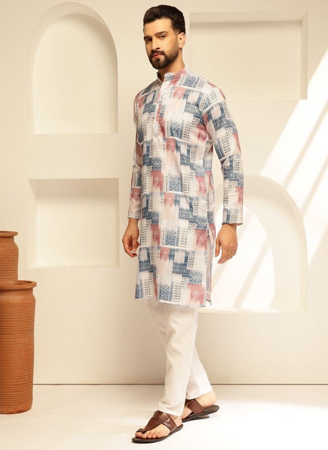 Sojanya قميص سوجانيا للرجال مع بيجاما مطبوعة - Image 4