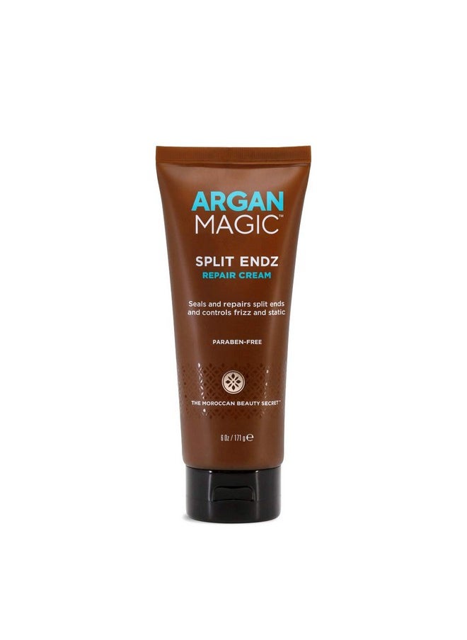 ARGAN MAGIC Rgan Magic Split Endz Cream Instantly Binds Frayed And Separated Ends While Preventing Future Breakage ; Controls Frizz ; Made In Usa Paraben Free Cruelty Free (6 Oz)  - Image 2