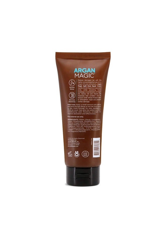ARGAN MAGIC Rgan Magic Split Endz Cream Instantly Binds Frayed And Separated Ends While Preventing Future Breakage ; Controls Frizz ; Made In Usa Paraben Free Cruelty Free (6 Oz)  - Image 3