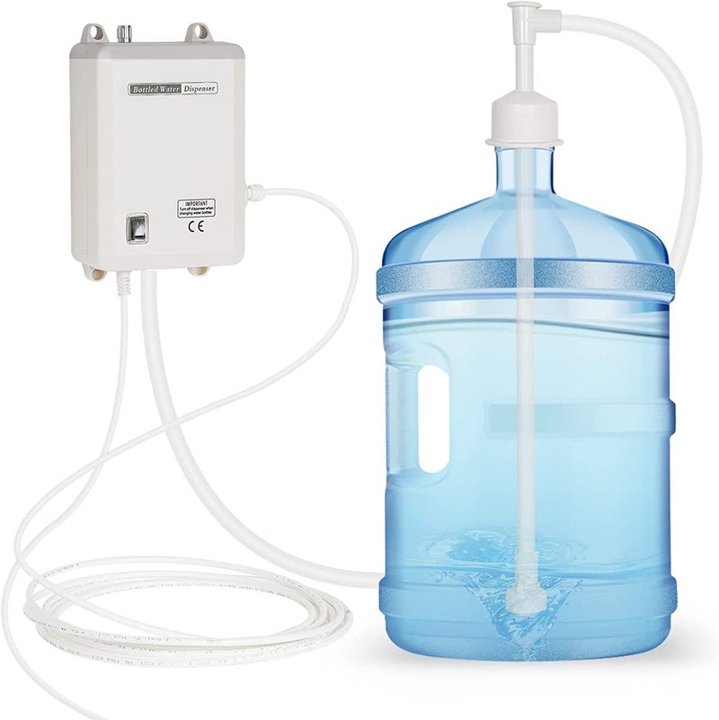 TDRSUPER Drinking Water Dispenser Pump System Bottle Water Dispenser 5 Gallon 40PSI for Refrigerator Ice Maker Faucet Coffee/Tea Maker Single Inlet - Image 1