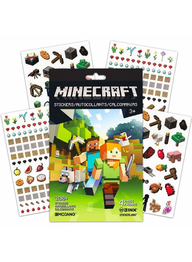 MINECRAFT Laptop Stickers Ultimate Set - Bundle Includes 10 Premium Minecraft Decals for Room Decor, Car, MacBook, Phone and 300 Minecraft Stickers - Image 3
