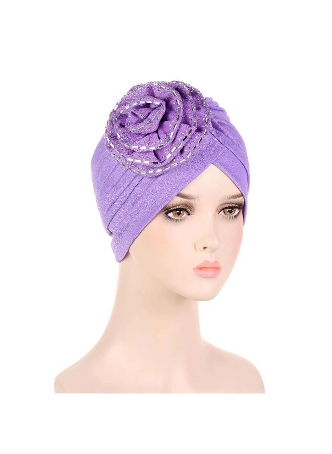 Minimalist Women's Rhinestone Pullover Hat - Image 1