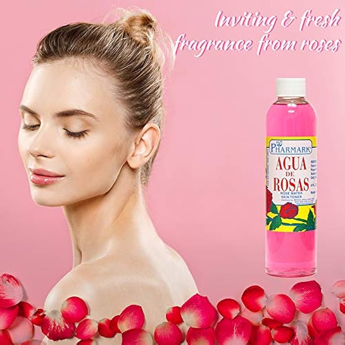 Pharmark Agua De Rosas 8 Oz. Rose Water 2-PACK - Image 3