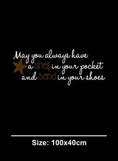 Spoil Your Wall May You Always Have A Shell Quote Wall Decal - Wall Arts Home Décor - Wall Sticker, 90x40 cm by Spoil Your Wall  - Image 3