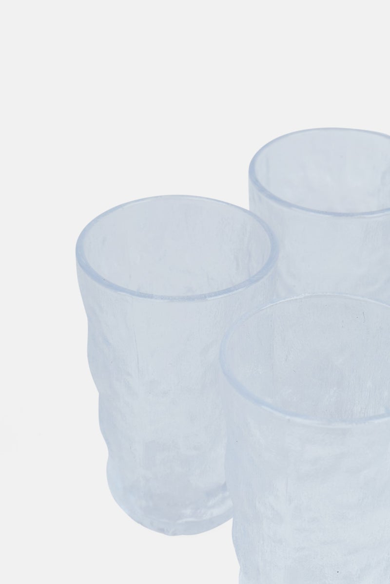 Muy Mucho Glazed 6 Pieces Glass 300 ml, Transparent - Image 3