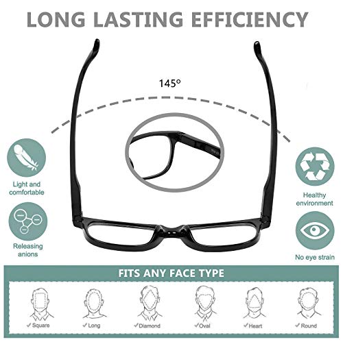 Yogo Vision Blue Light Glasses for Kids Anti Eyestrain UV protection, Computer Gaming TV Phone Kids Blue light Glasses For Boys Girls 3 Pack - Image 3