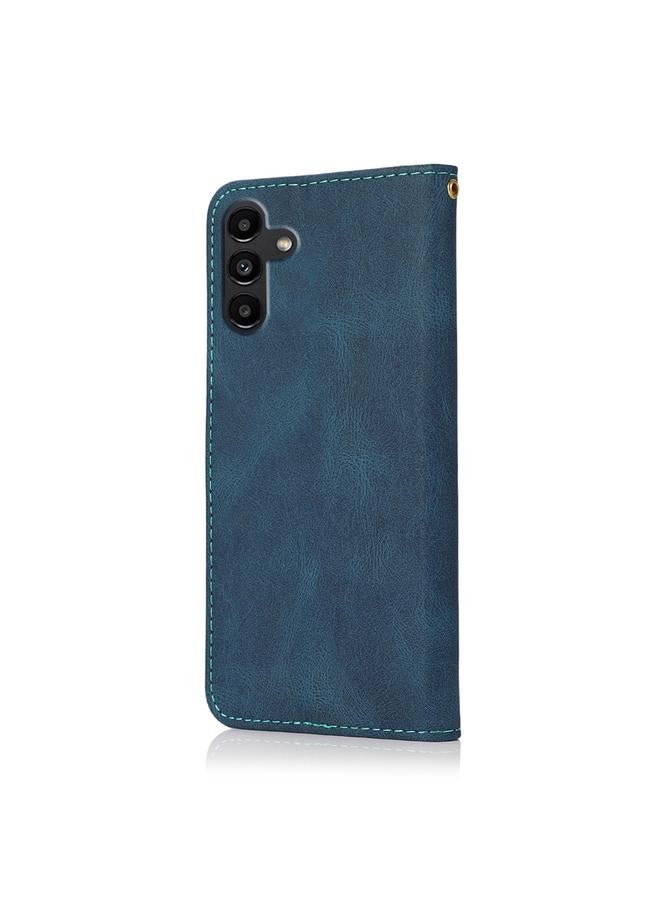 اس-توب جراب لهاتف Samsung Galaxy S23 FE 5G، جراب هاتف جلدي مزدوج اللون بخياطة - Image 3