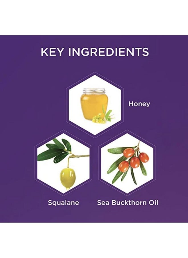 هاي هوني ثنائي صباح الخير ومساء الخير | مصل الوجه Honey Silk و Royal Honey Coenzyme Q10 | أفضل دعم للوجه ليلاً ونهارًا للحصول على بشرة متوهجة | 2 أونصة  - Image 3