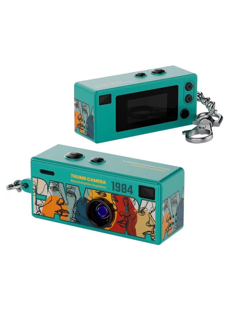 Sweet Cathy Mini Digital Camera 1080P HD Keychain Camcoder Vintage Photo and Video Tiny - Image 1