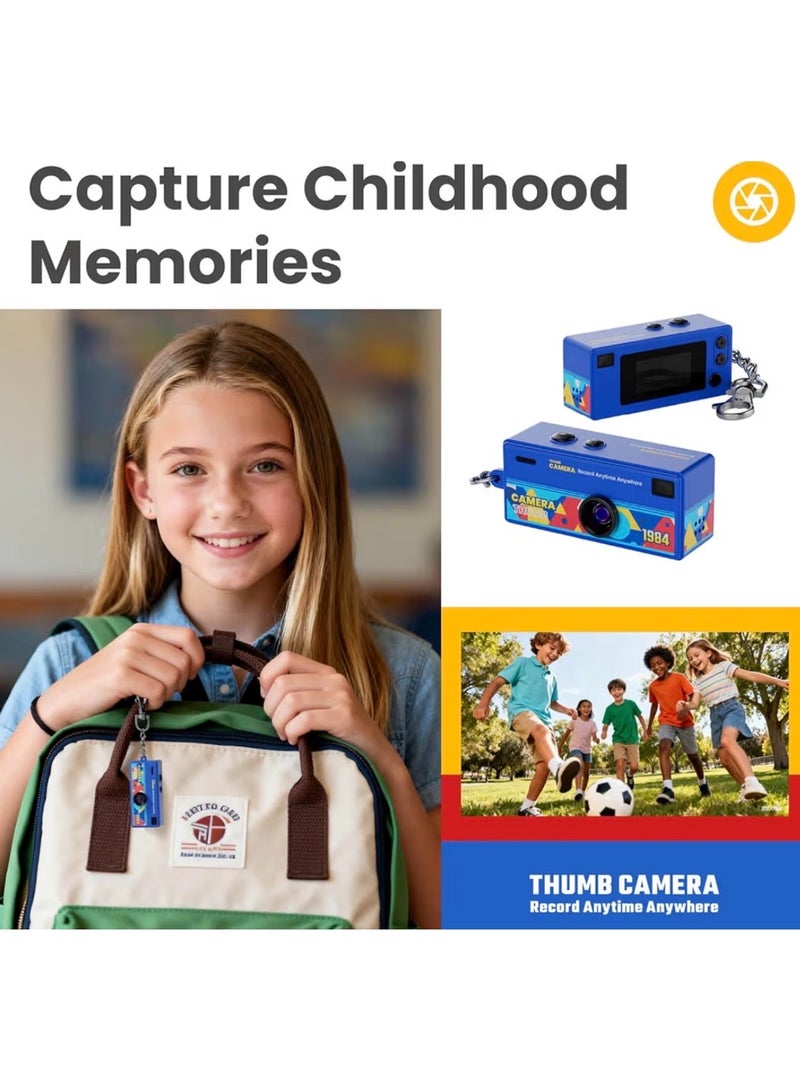 Sweet Cathy Mini Digital Camera 1080P HD Keychain Camcoder Vintage Photo and Video Tiny - Image 5