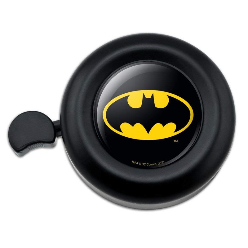 GRAPHICS & MORE Batman Classic Bat Shield Logo Bicycle Handlebar Bike Bell - Image 1