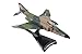 Daron F4 Phantom II Southeast Asia Camo DieCast Model 1155 Scale Supersonic FighterBomber Replica with Display Stand Highly Detailed 49 Length x 32 Wingspan Adult Collectible Ages 14 - Image 3