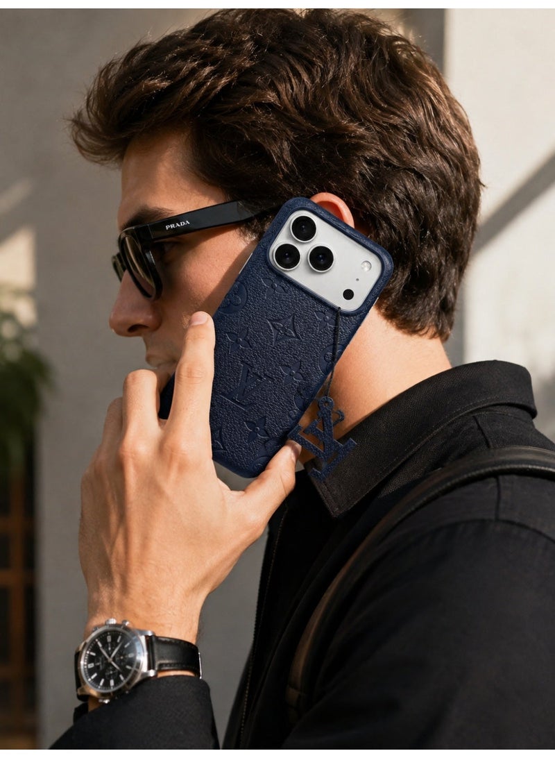 Premium Case for iPhone 17 Pro -Navy Blue - Image 4
