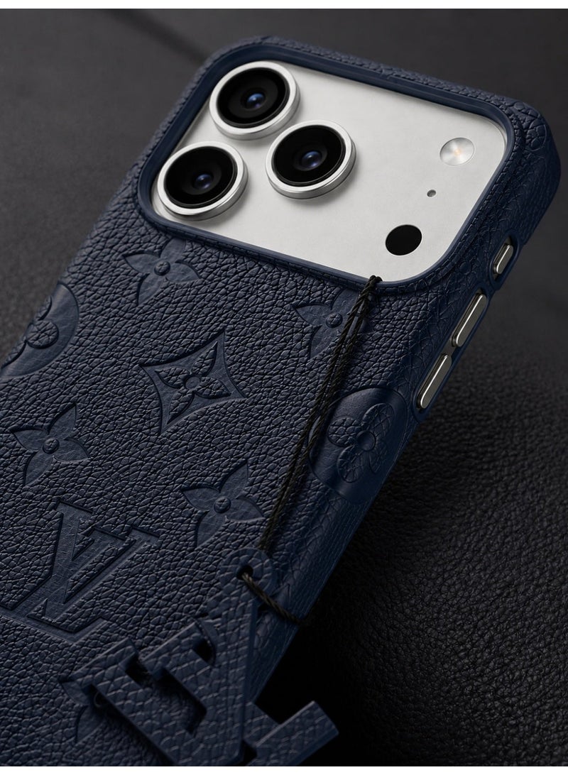 Premium Case for iPhone 17 Pro -Navy Blue - Image 3