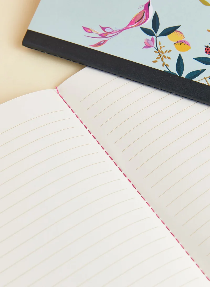 Sara Miller Set Of 2 A5 Stitched Spine Notebooks