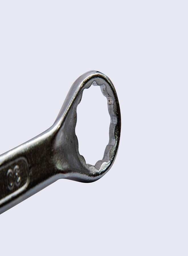 AGRICO Tata Ring Spanner 30x32mm | Heavy Duty Steel Double Ring Spanner, Matt Finish | Strong Grip Tool for Tightening Nuts & Bolts | For Garage, Workshop, Home & Professional Use - Image 2
