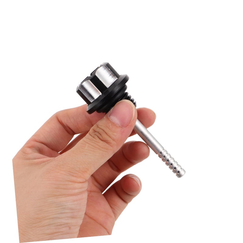 Blue Motorcycle Engine Oil Gauge Accurate Oil Level Measurement Aluminum Replacement Parts - Image 5