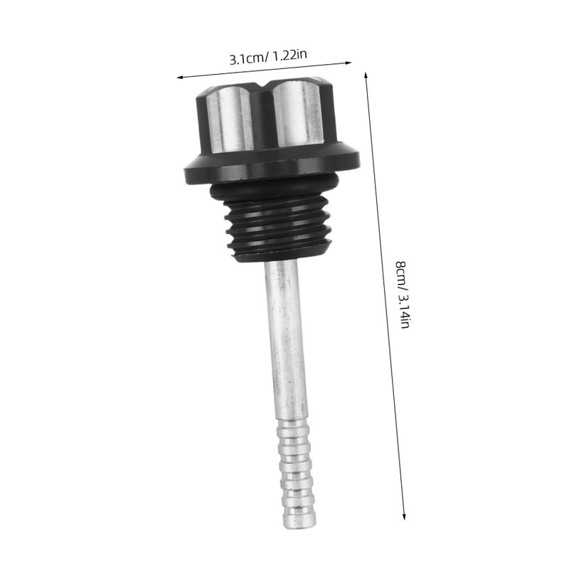 Blue Motorcycle Engine Oil Gauge Accurate Oil Level Measurement Aluminum Replacement Parts - Image 3