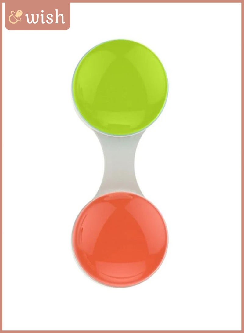 Wish Silicone Teether Rattle Toy for Babies Pain Relief Teething Toys Easy Handle Fits Baby Hand Babies Rattles Toy Bell - Image 1