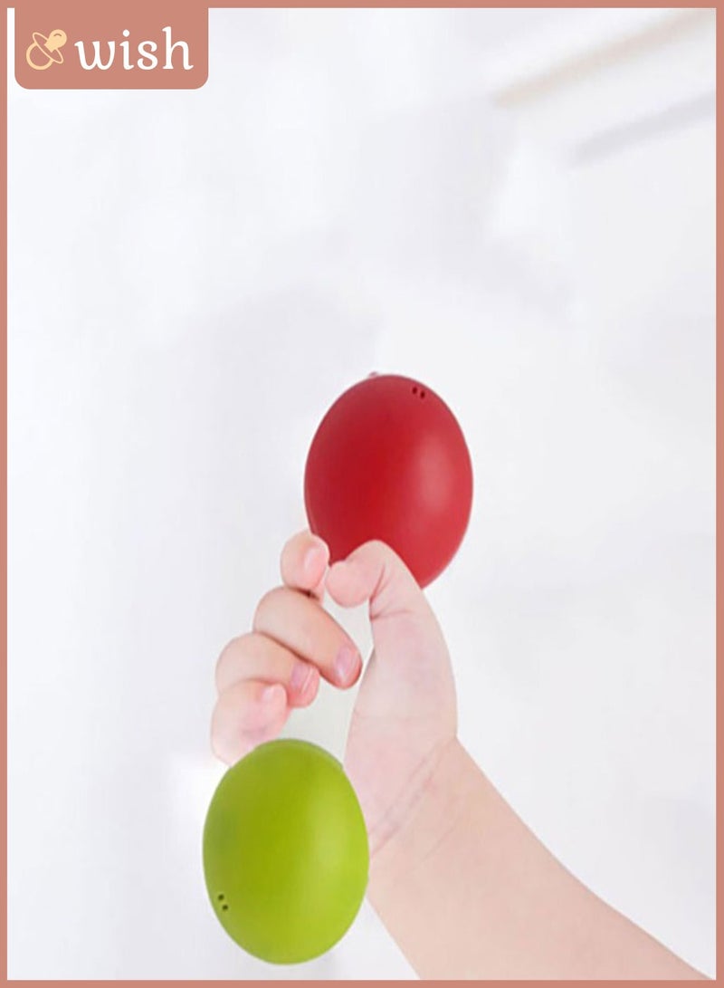 Wish Silicone Teether Rattle Toy for Babies Pain Relief Teething Toys Easy Handle Fits Baby Hand Babies Rattles Toy Bell - Image 2