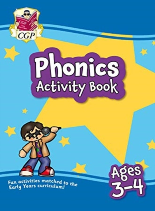 Phonics Activity Book for Ages 3-4