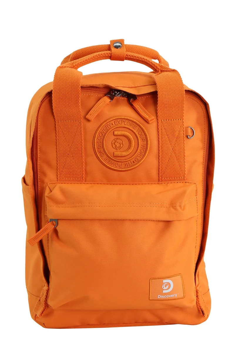 Discovery Discovery Cave Backpack 13L – Lightweight, Eco-Friendly Laptop Backpack, Everyday Bag with Multiple Pockets. Orange