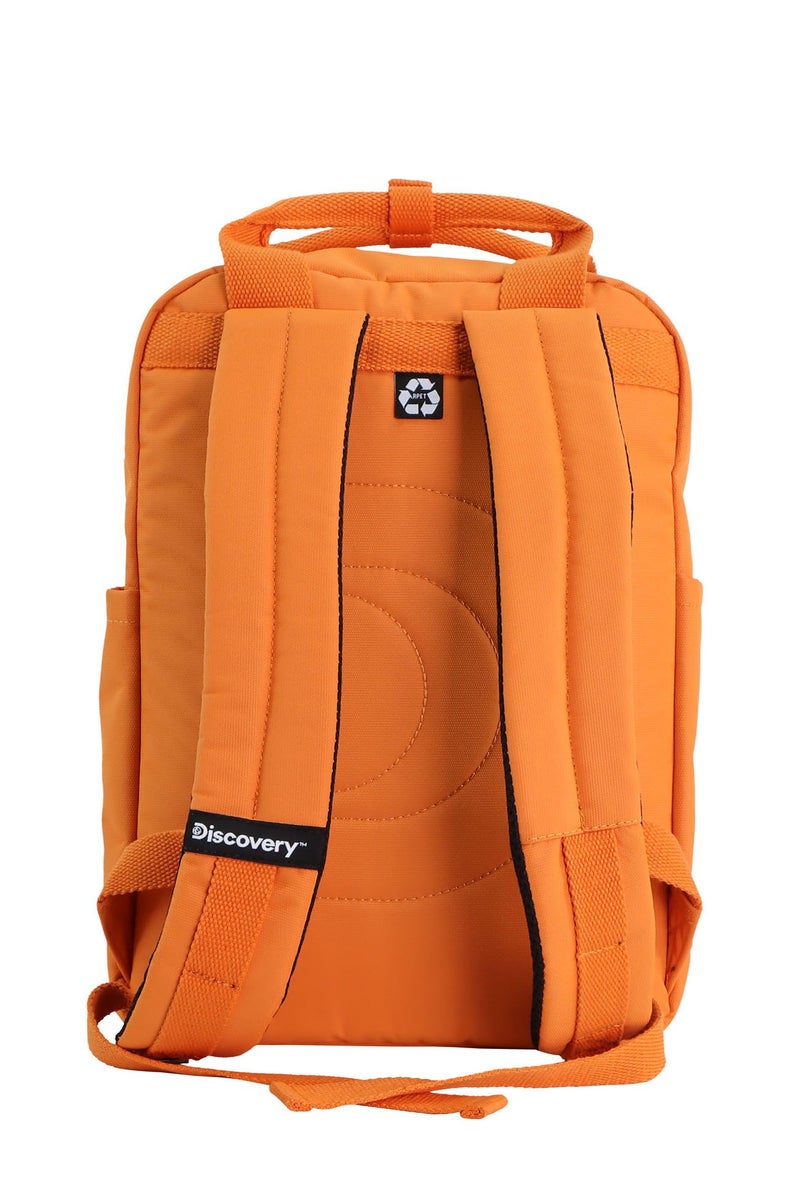 Discovery Discovery Cave Backpack 13L – Lightweight, Eco-Friendly Laptop Backpack, Everyday Bag with Multiple Pockets. Orange  - Image 4