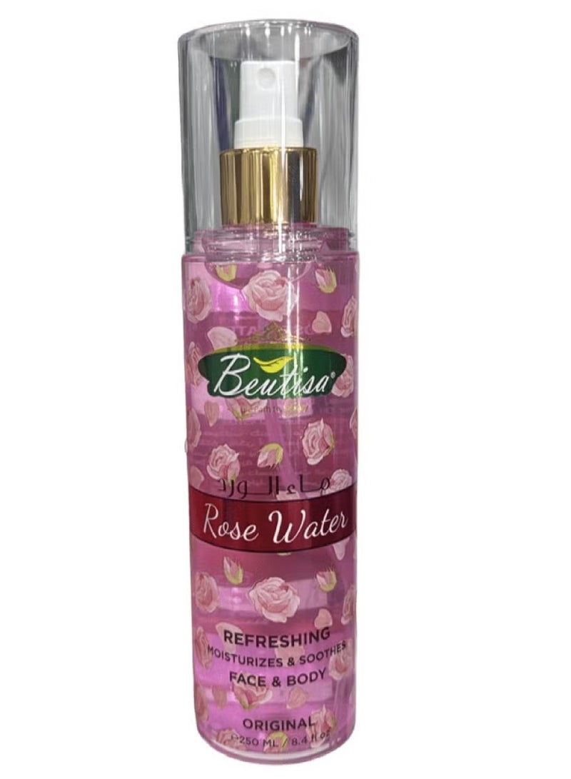 BEUTISA ROSE WATER FACE&BODY 250ML