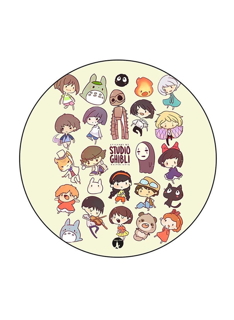 RKN Studio Ghibli Printed Mouse Pad Multicolour
