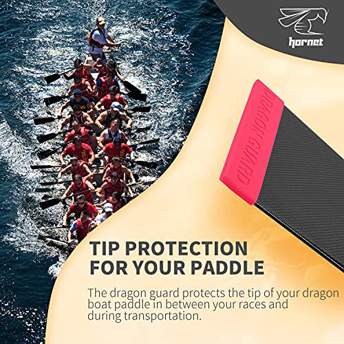 Dragon Guard Tip Protector for Dragon Boat Paddles (red) - Image 3