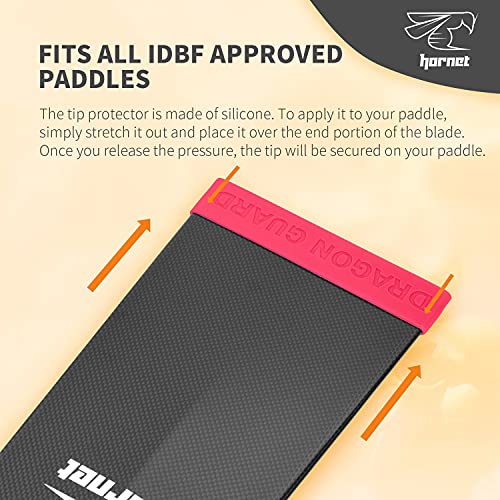 Dragon Guard Tip Protector for Dragon Boat Paddles (red) - Image 4