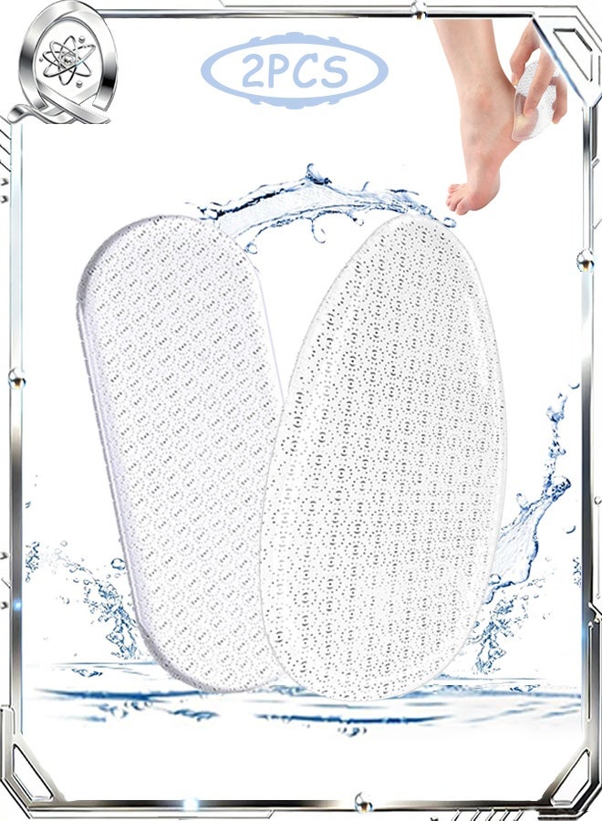 Quantum 2 PCS Glass Foot File, Glass Foot File Nano Callus Remover for Feet Tool, Suitable Dry and Wet Care of Hard Skin Nail Care - Image 1