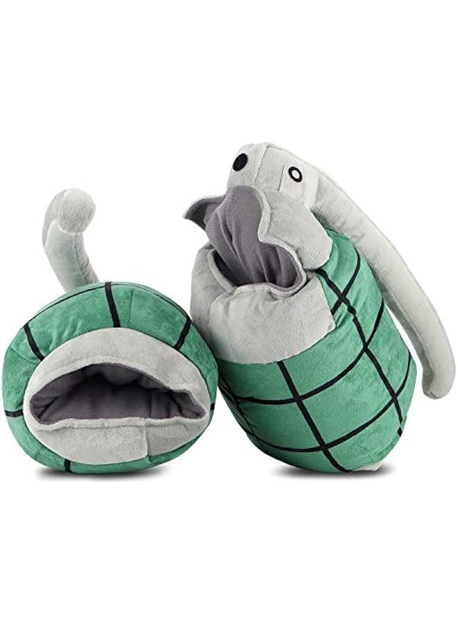 Anime Katsuki Bakugo Plush Pillow Cosplay Grenade Shaped Gloves Throw Pillows 2 Pieces - Image 1