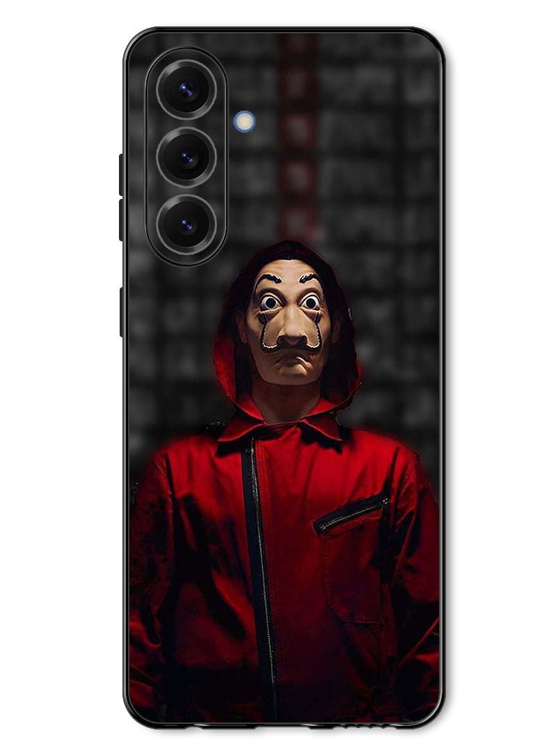 Theodor Case Compatible with Samsung Galaxy A37 Protection Shockproof Bumper Cover Red Jokar Mask - Image 1