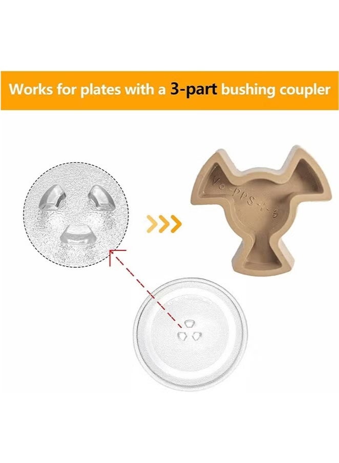 Harse 2PCS Microwave Turntable Motor Coupler – Replacement Drive Shaft for Glass Tray, Roller Guide Support, Microwave Oven Turntable Coupling (Shaft Length: 0.59 inch) - Image 4