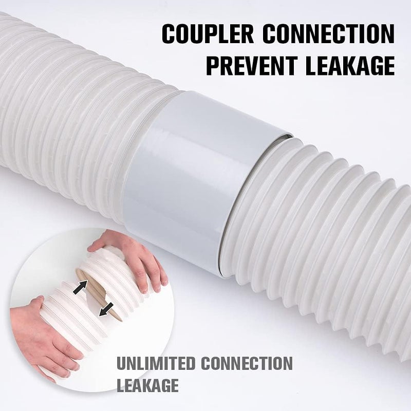 HOXHA Portable Air Conditioner Hose with Coupler - 5.9 Inch Diameter, 59 Inch Length, Anti-Clockwise Thread - Image 3