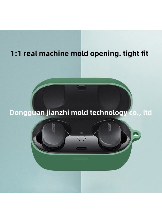 Generic - Bose QuietComfort Earbuds Protective Case Large Shark Bluetooth Silicone Soft Shell Pure Color IP Style Injection Molding-Color:Midnight Blue-Model:QuietComfort - Image 1