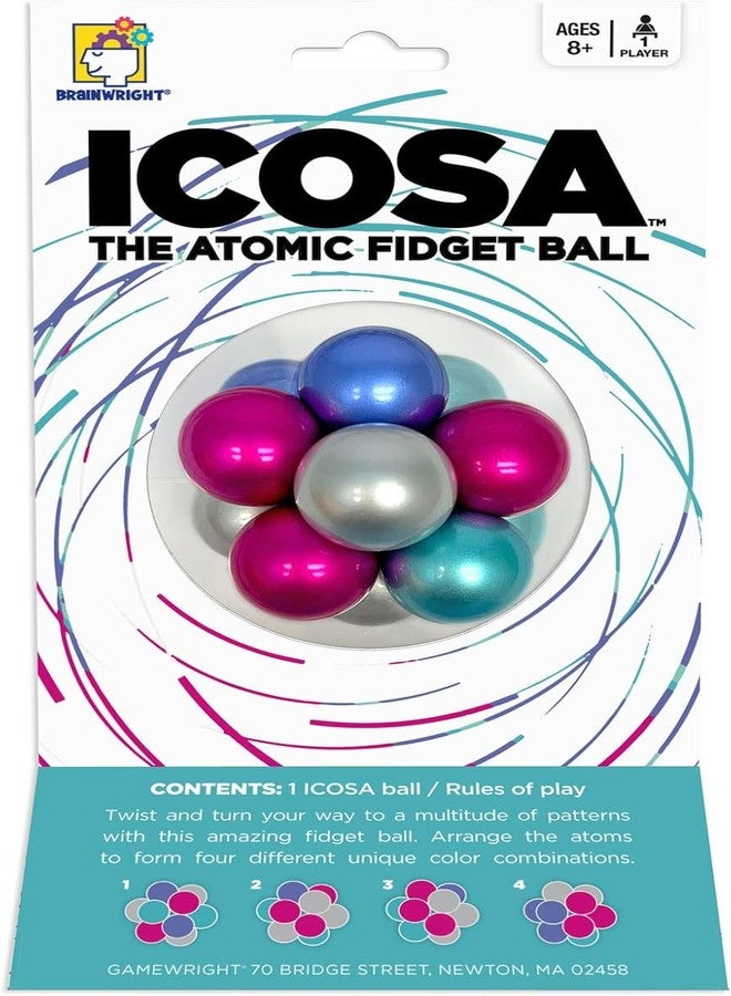 Brainwright Icosa Ice - The Atomic Fidget Ball. Twist, Turn, Fidget! - Image 4